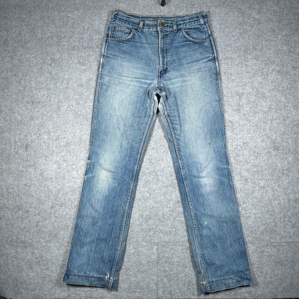 Yves Saint Laurent Denim Jeans Mens 32x32 Blue Vintage YSL‎ Straight Leg